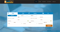 Desktop Screenshot of airtkt.net