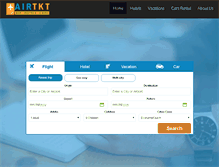 Tablet Screenshot of airtkt.net